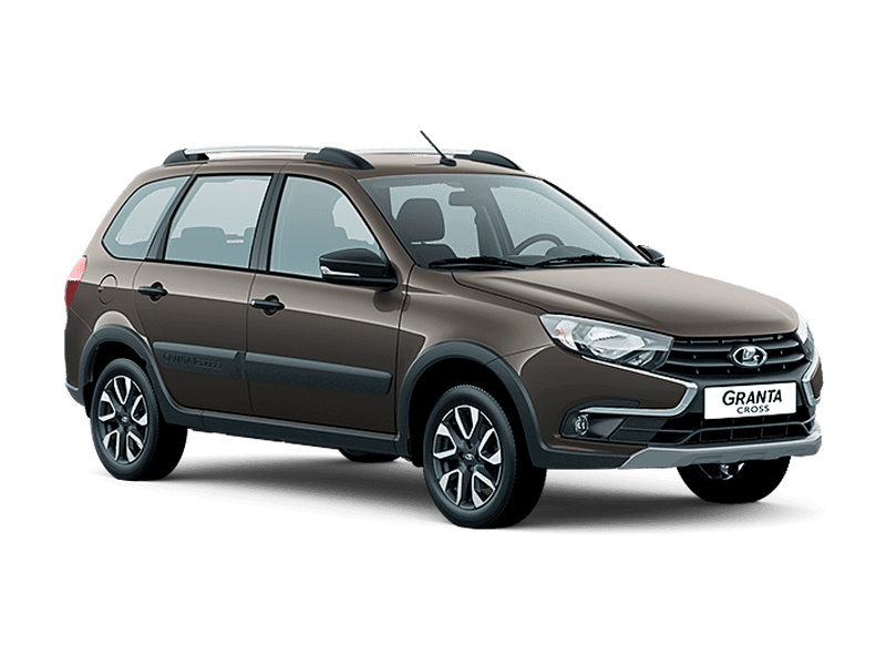 Lada Granta Cross - Серебристо-темно-серый «Борнео» (633) - металлик